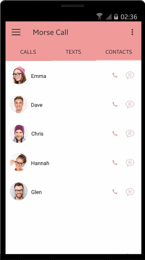 Contacts List